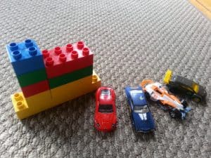 Hot Wheels and Lego, travel toys