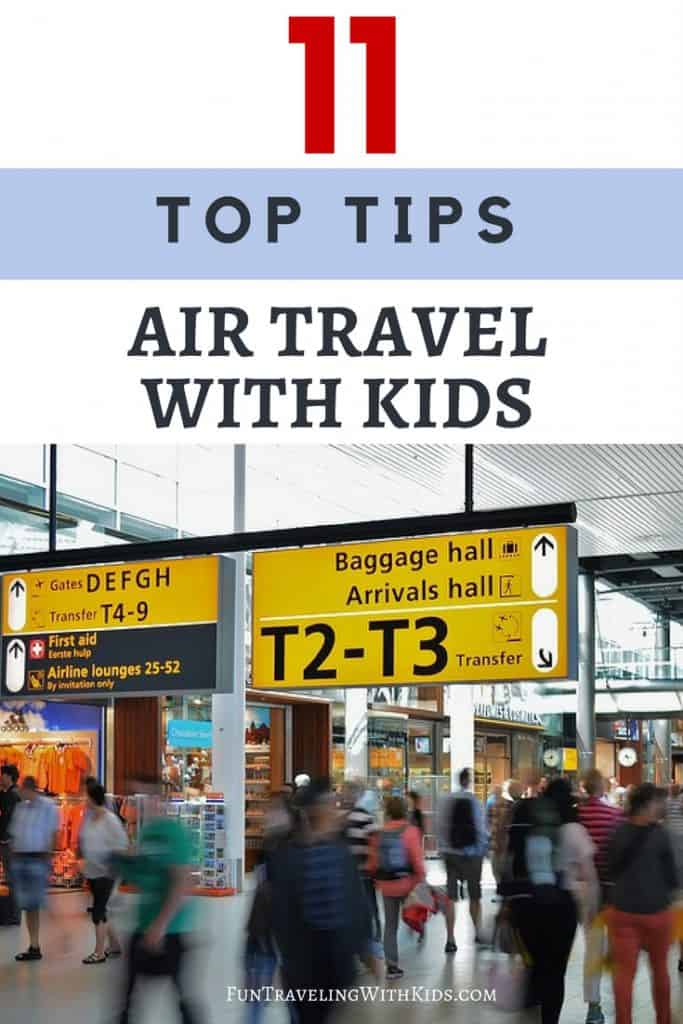 top tips for air travel with kids