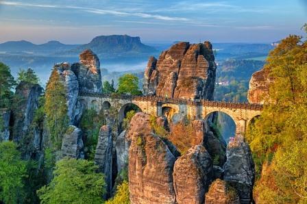 bastei bridge , Saxon Switzerland