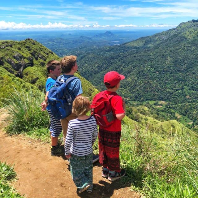 little adams peak with kids