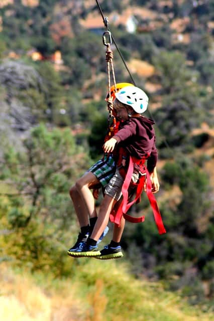 zip lining with kids waiheke island